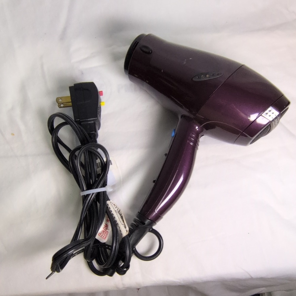Conair Infiniti Pro Professional Hair‎ Dryer Purple 1875W -NEW  Adjustable Heat